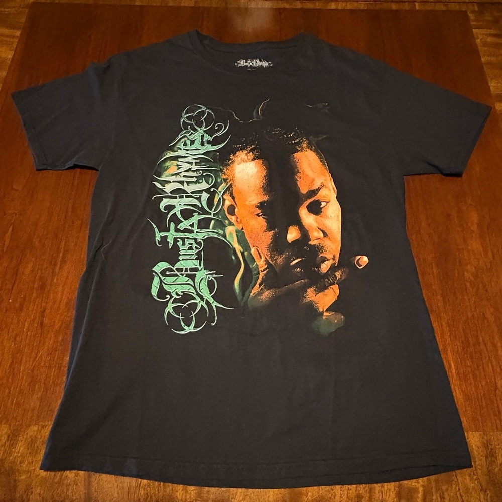 Busta Rhymes Rap‎ Tee Tour T Shirt Medium Hip Hop Graphic Shirt Black